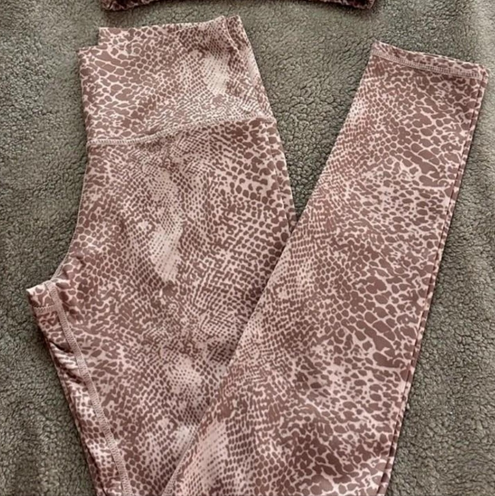 Luca + Grae Mauve Cheetah Print Set - image 5